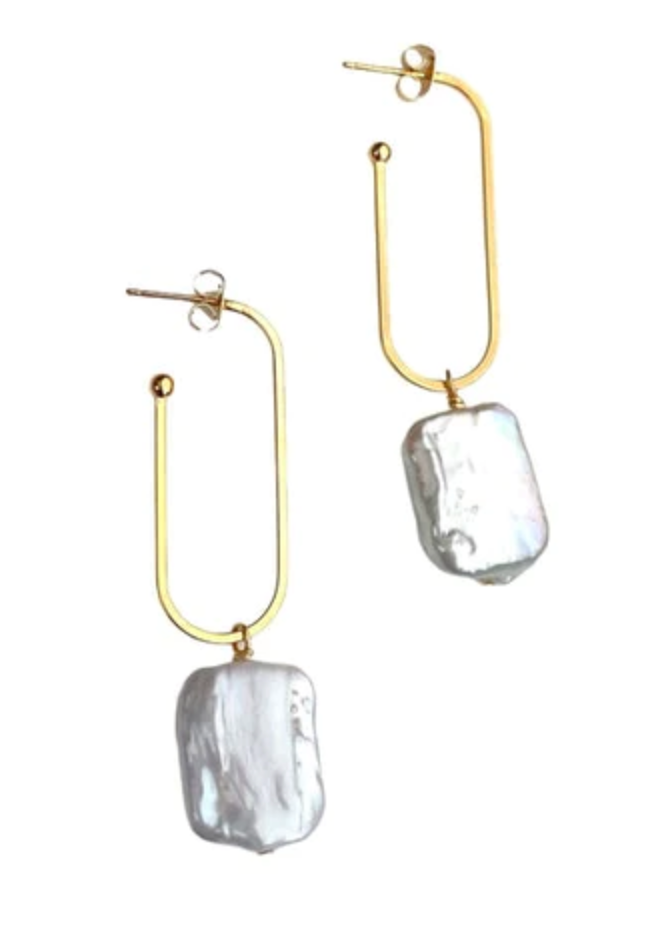 Glimmer Pearl Earrings