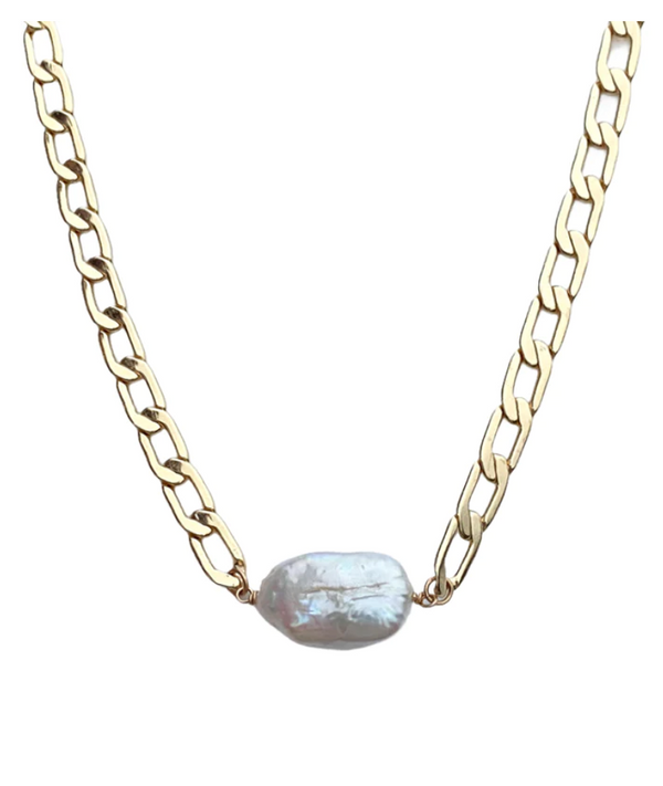 Glimmer Pearl Necklace